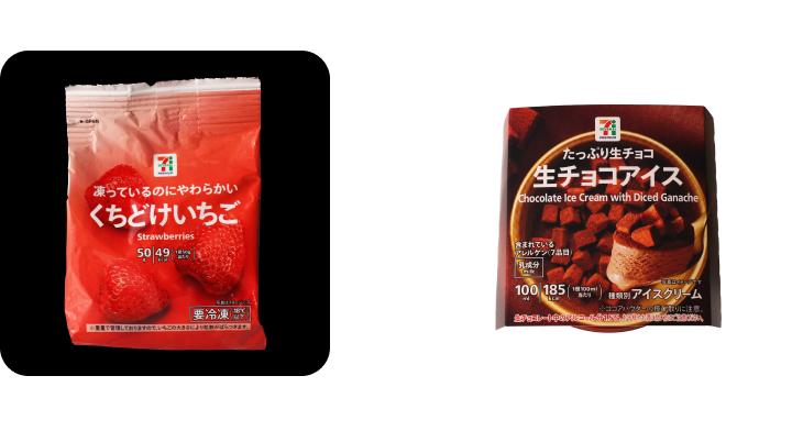クッキーとアイス